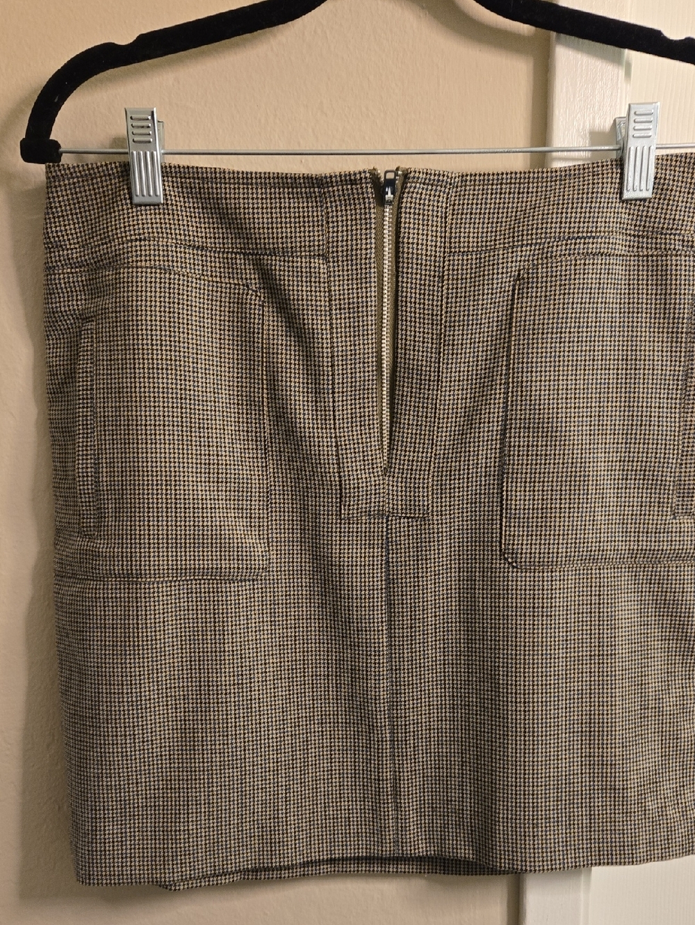 kate spade Brown Houndstooth Mini Skirt